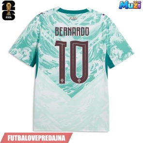 Lacne Muži Futbalové dres Portugalsko Bernardo Silva #10 MS 2026 Krátky Rukáv - Preč